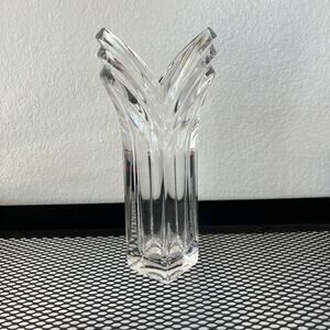 Vintage Mikasa Lead Crystal Deco Bud Vase